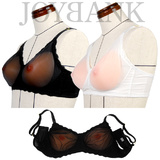 For Silicon Breasts Brassieres / Mesh Fa...